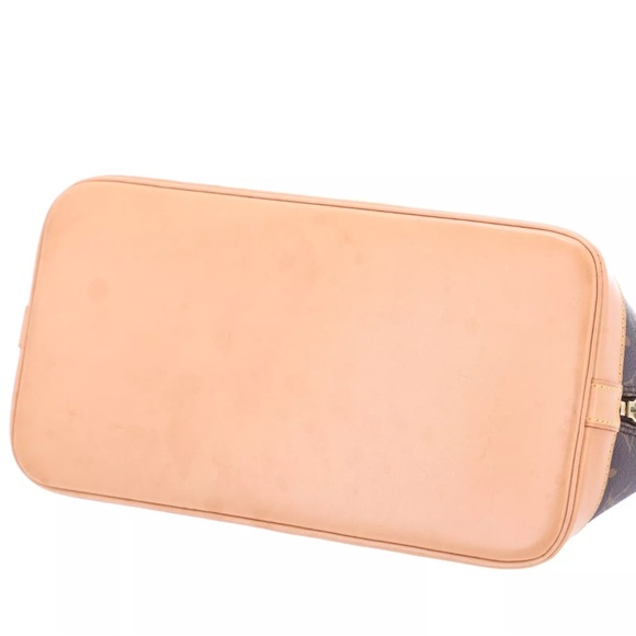 Louis Vuitton Monogram Alma Brown M51130 Dome Top Zip Satchel - Picture 4 of 17